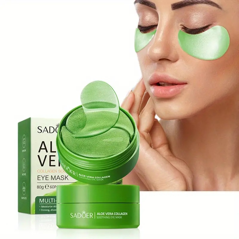 60 Pieces of Aloe Vera Collage - Collagen Eye Patch บทวิจารณ์และราคา