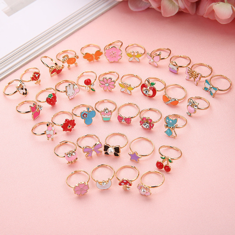 10/20 pcs Children Cute Ring A - Beauty Makeup Girl บทวิจารณ์และราคา