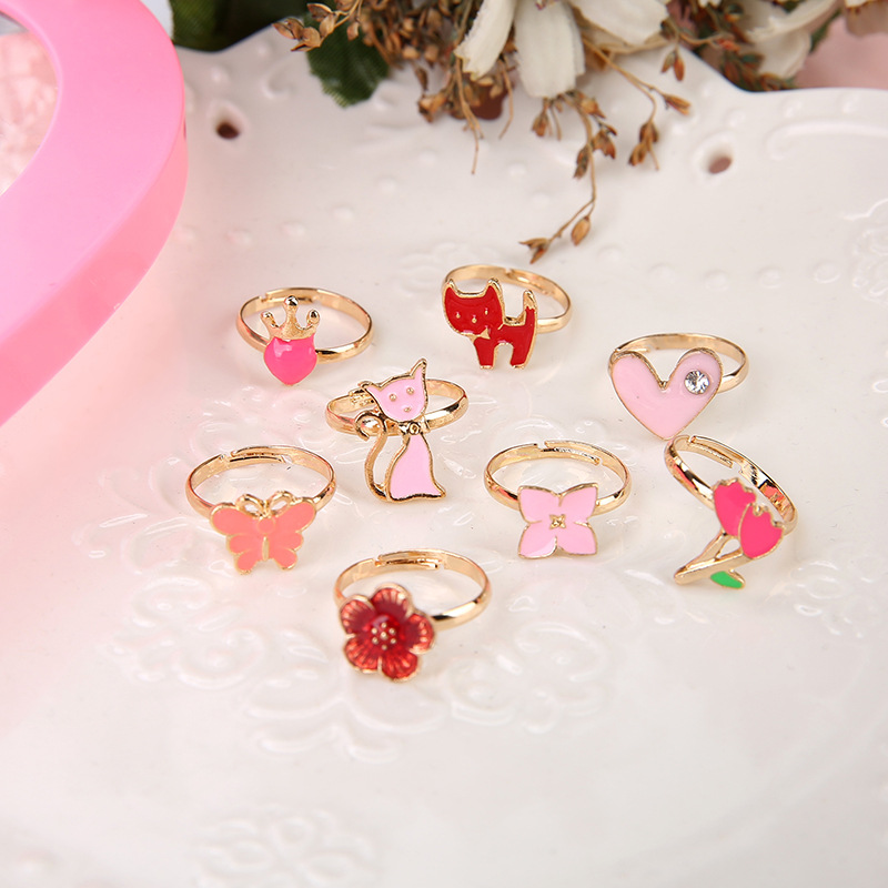 10/20 pcs Children Cute Ring A - Beauty Makeup Girl บทวิจารณ์และราคา
