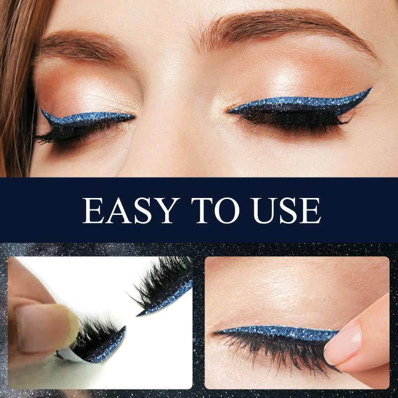 False Eyelashes and Eyeliner S - Beauty Makeup Look บทวิจารณ์และราคา