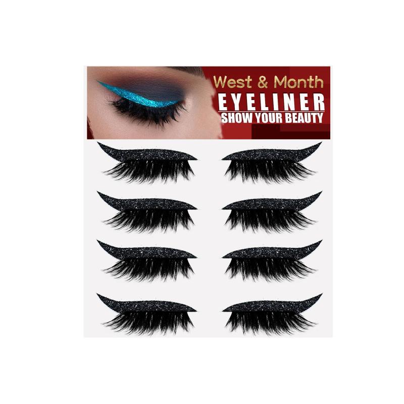 False Eyelashes and Eyeliner S - Beauty Makeup Look บทวิจารณ์และราคา
