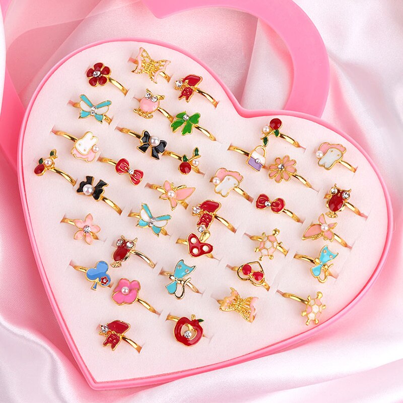 Cute Adjustable Rings for Chil - Beauty Makeup For Kids บทวิจารณ์และราคา