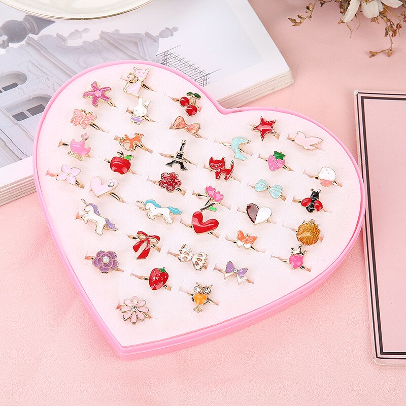 Cute Adjustable Rings for Chil - Beauty Makeup For Kids บทวิจารณ์และราคา