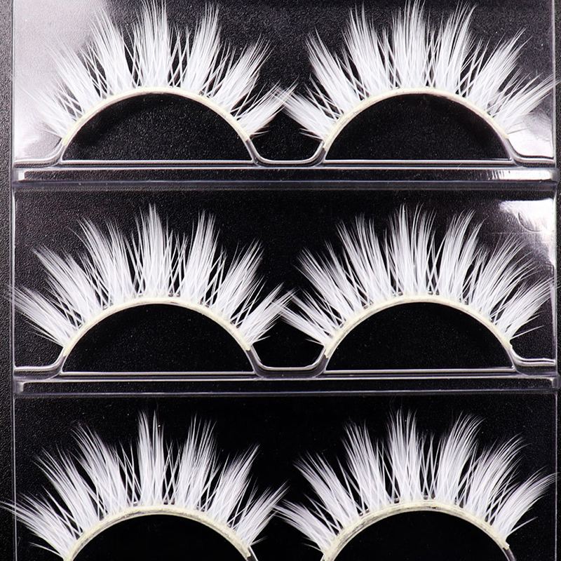 Cosplay  3 Pairs Silk 3D Mink  - Beauty Halloween Makeup บทวิจารณ์และราคา