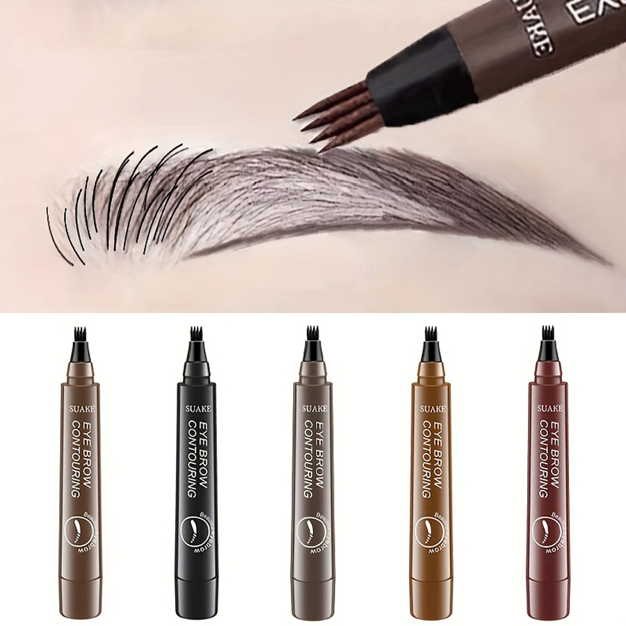 Waterproof Eyebrow Pen, Microb - Eyebrow Pomade Pencil บทวิจารณ์และราคา