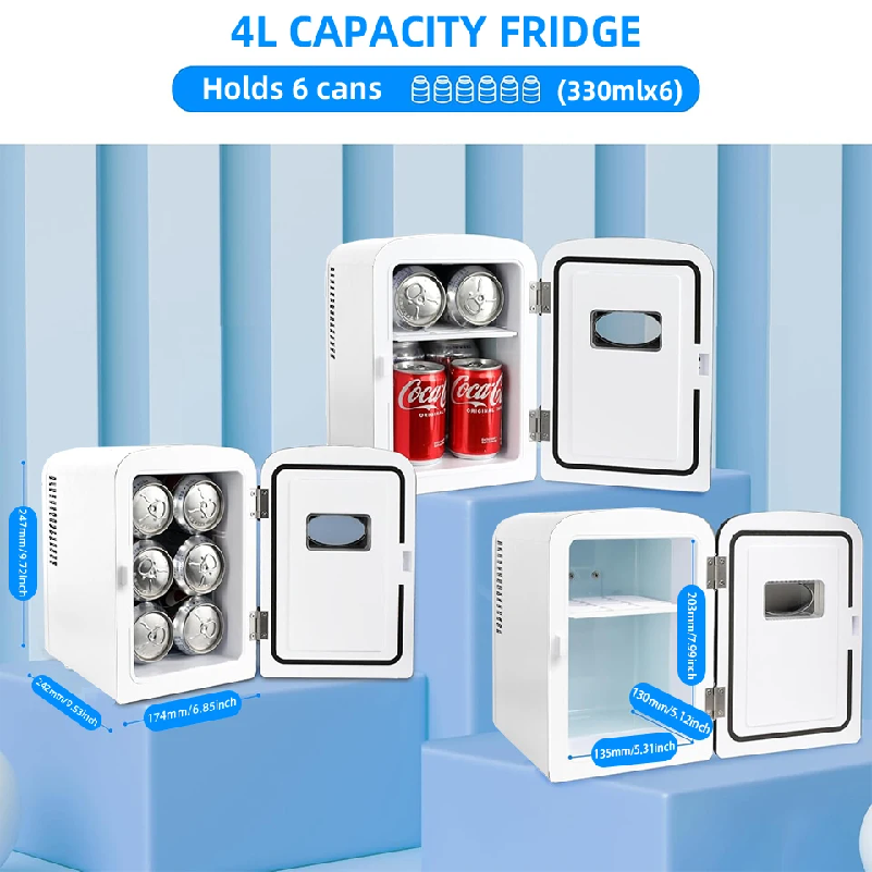 Portable 4L Mini Beauty Fridge - Beauty Makeup Fridge บทวิจารณ์และราคา