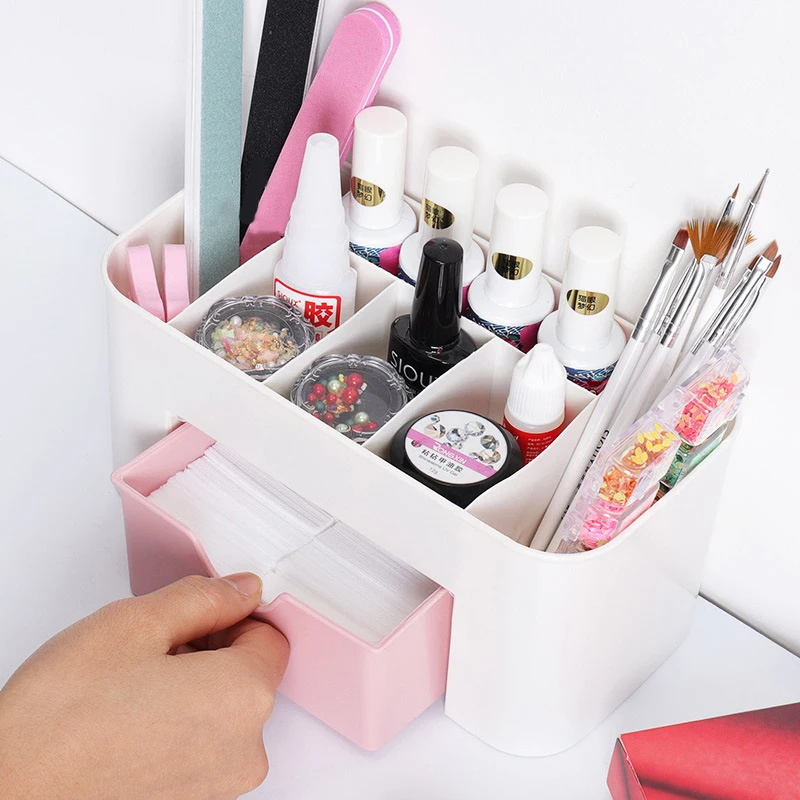 Nail Art Organizer Desktop Dra - Beauty Kiss Makeup บทวิจารณ์และราคา
