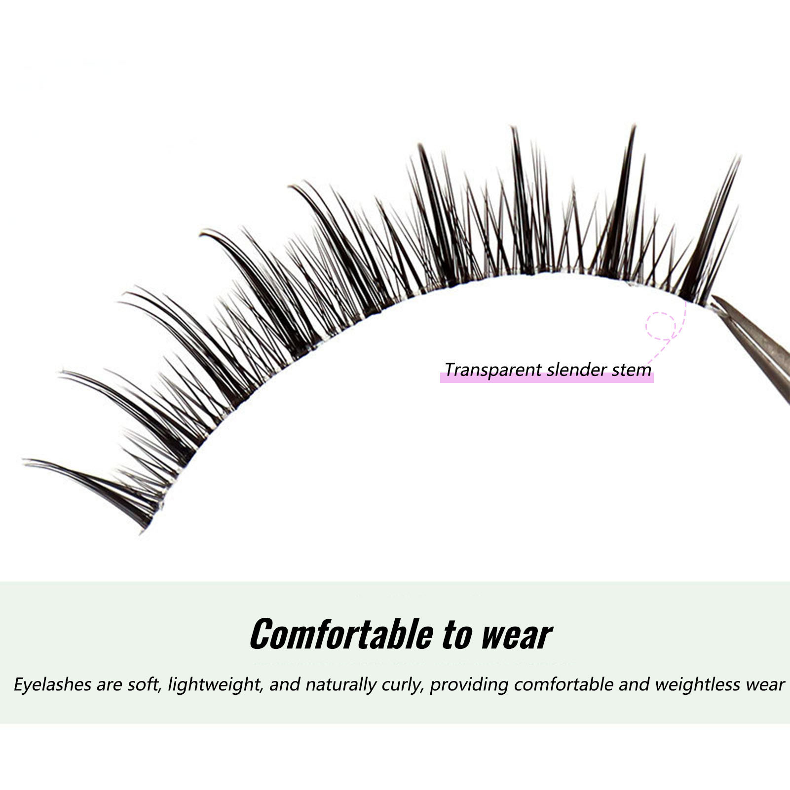 Lashes Wispy Eyelashes 6-12mm  - Beauty Makeup Look บทวิจารณ์และราคา