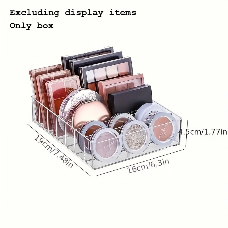 7-Compartment Clear Plastic Ma - Beauty Kiss Makeup บทวิจารณ์และราคา