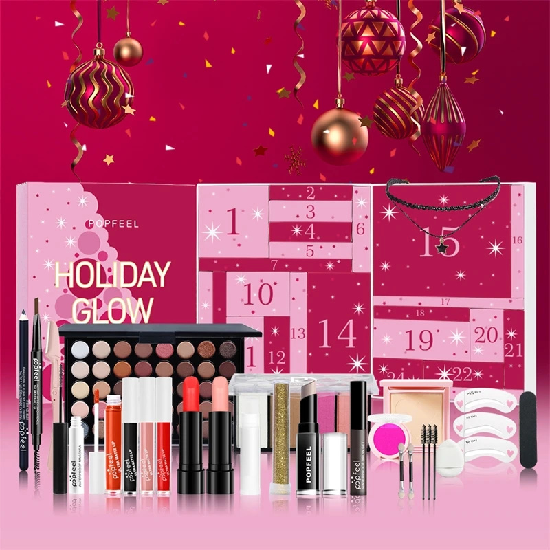 Christmas Countdown Makeup Set - Beauty Halloween Makeup บทวิจารณ์และราคา