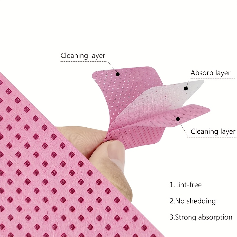 50/100/200pcs Lint-Free Nail W - Gel Nail Polish บทวิจารณ์และราคา