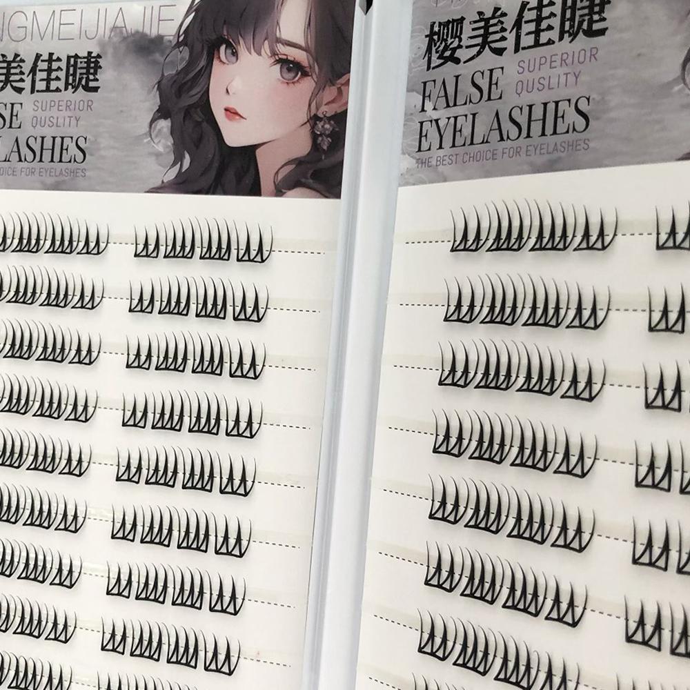 DIY Self Adhesive False Eyelas - Beauty Makeup Look บทวิจารณ์และราคา