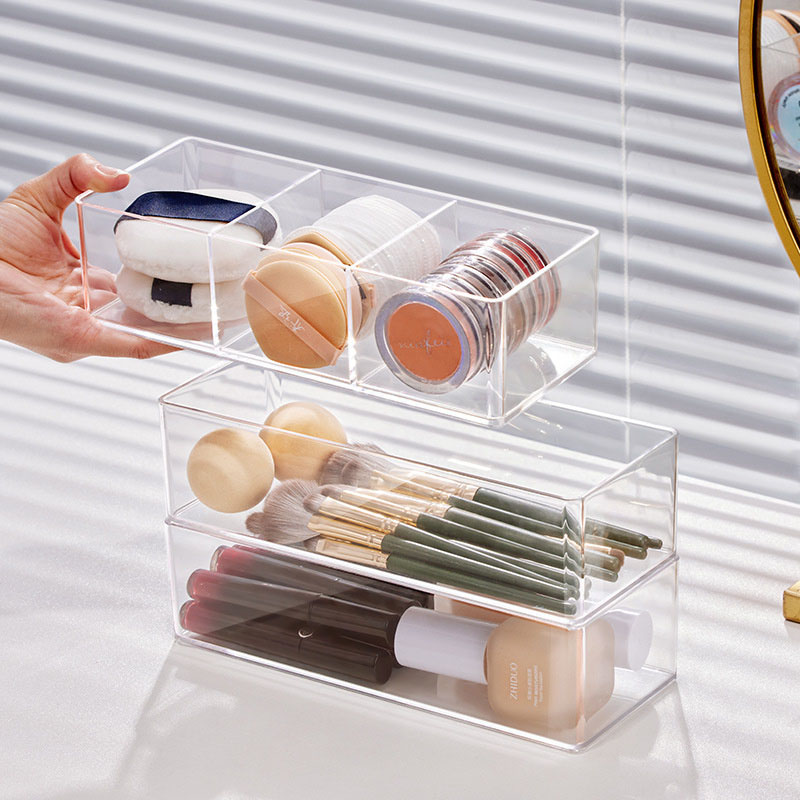 Acrylic Cosmetics Storage Box  - Beauty Kiss Makeup บทวิจารณ์และราคา