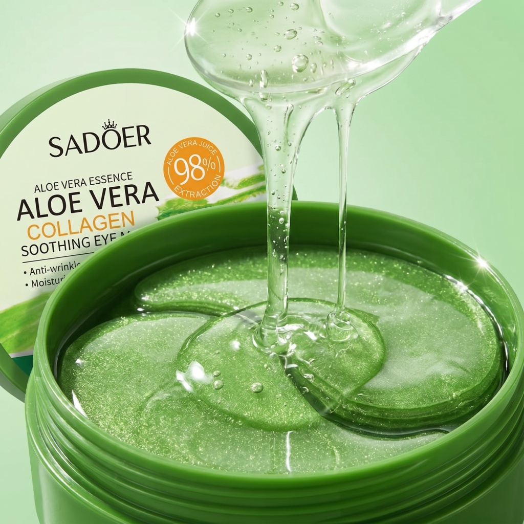 60pcs Aloe Vera Collagen Eye M - Collagen Eye Patch บทวิจารณ์และราคา