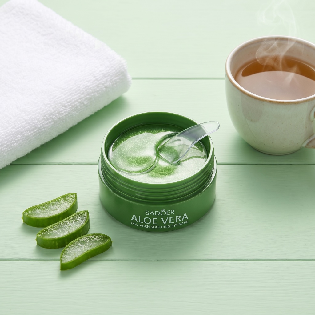 60pcs Aloe Vera Collagen Eye M - Collagen Eye Patch บทวิจารณ์และราคา