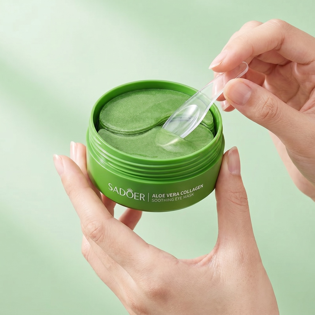 60pcs Aloe Vera Collagen Eye M - Collagen Eye Patch บทวิจารณ์และราคา