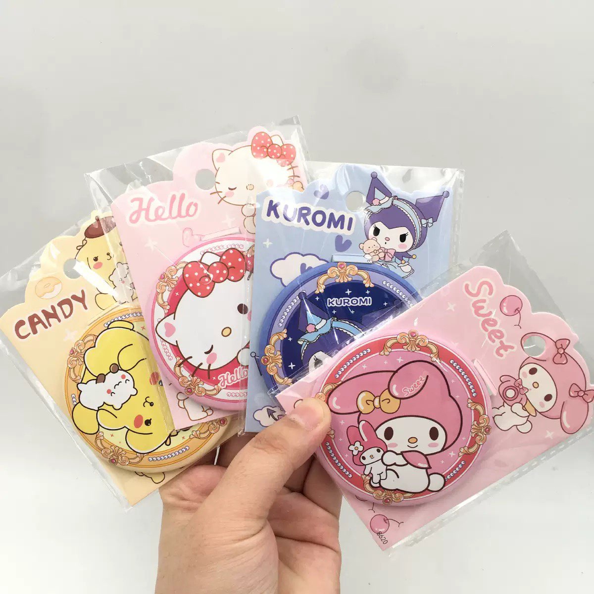 Sanrio Mini Mirror Kuromi My M - Beauty Makeup Kit For Kids บทวิจารณ์และราคา