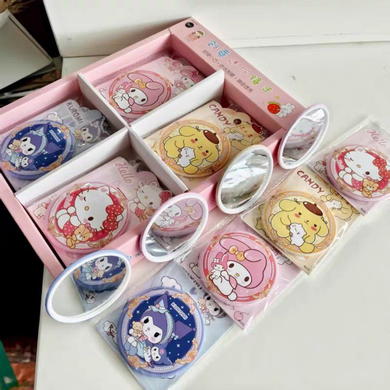 Sanrio Mini Mirror Kuromi My M - Beauty Makeup Kit For Kids บทวิจารณ์และราคา