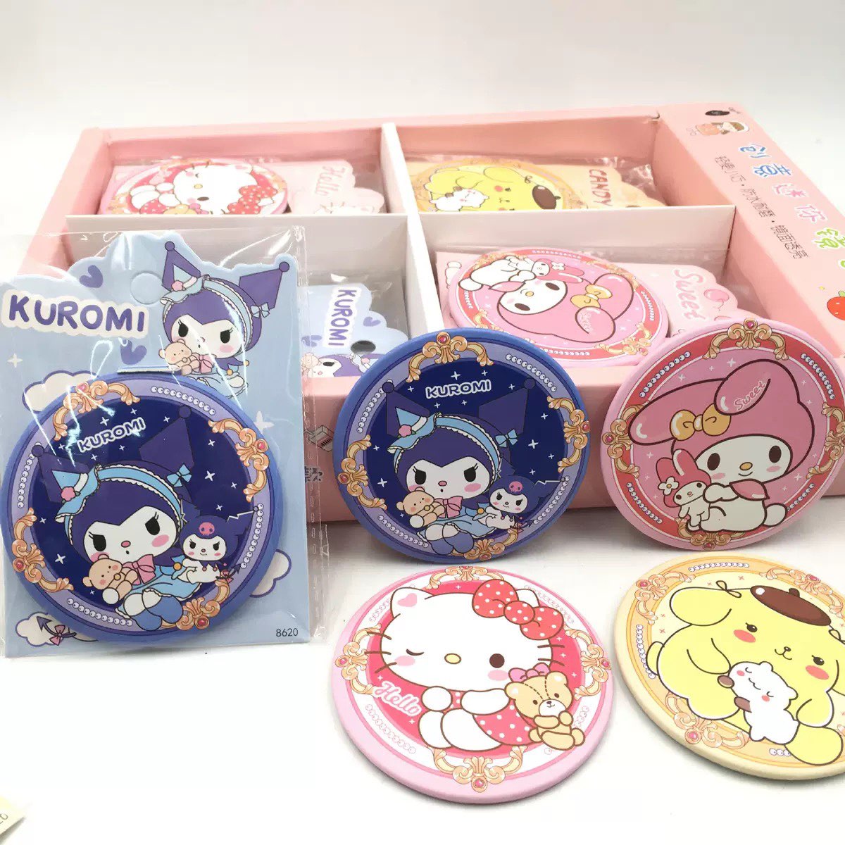 Sanrio Mini Mirror Kuromi My M - Beauty Makeup Kit For Kids บทวิจารณ์และราคา