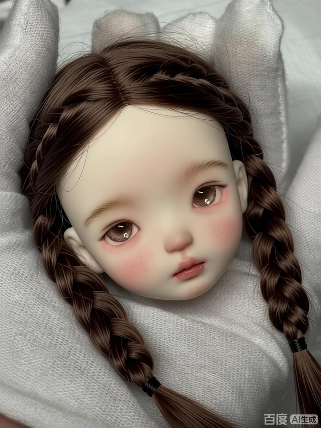 1/6 Scale SD BJD Doll Head - j - Beauty Makeup Girl บทวิจารณ์และราคา