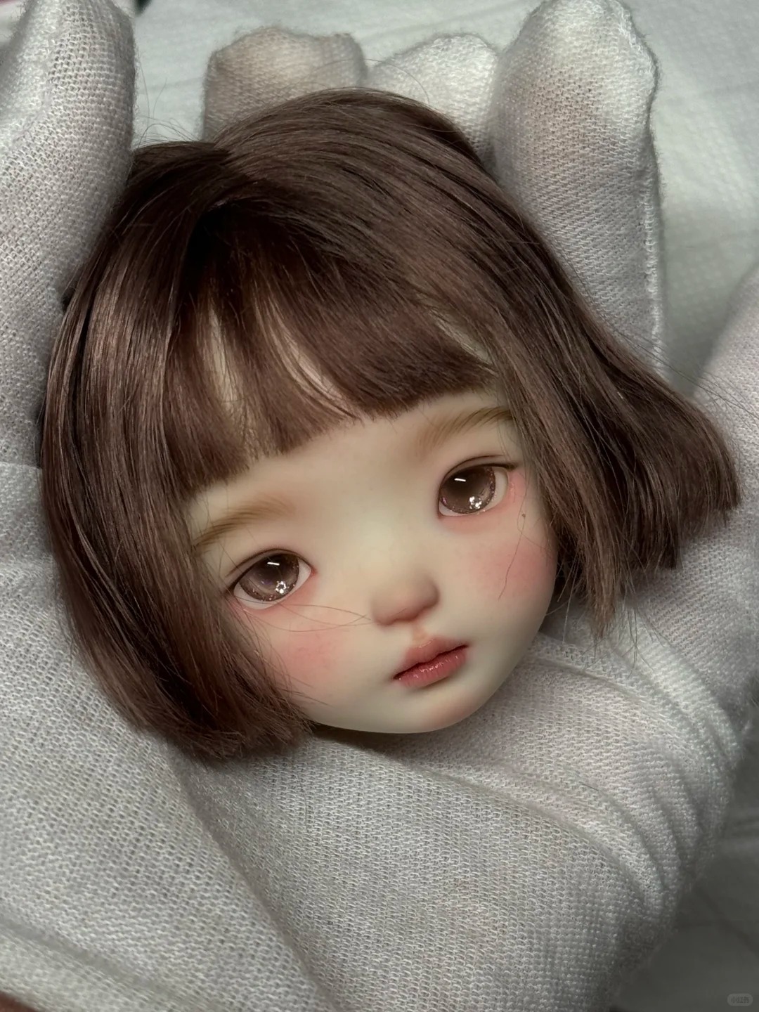 1/6 Scale SD BJD Doll Head - j - Beauty Makeup Girl บทวิจารณ์และราคา